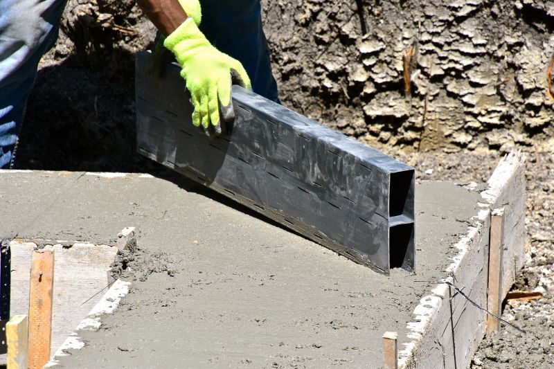 Cement Footing Installation