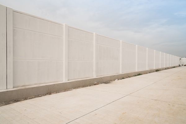 Concrete Fence Construction in Danbury