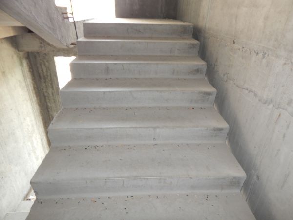 Poured Stair Construction in Danbury