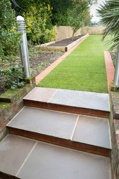 Backyard Steps Installation in Danbury