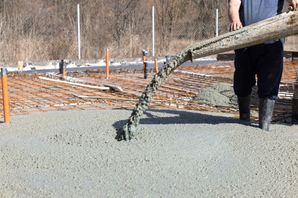 Pole Barn Slab Pouring in Danbury