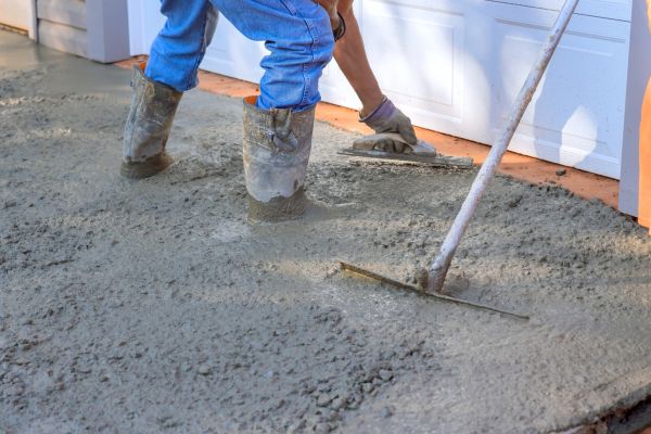 Driveway Slab Construction in Danbury