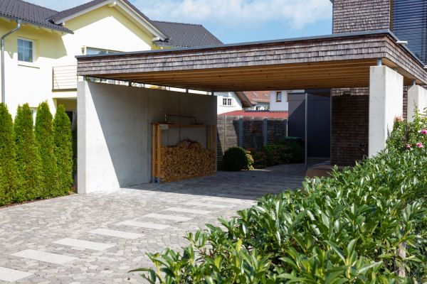 Carport Pad Construction in Danbury