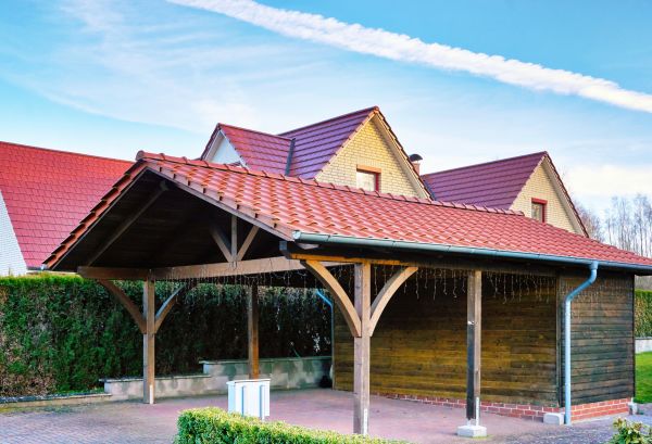 Carport Base Construction in Danbury
