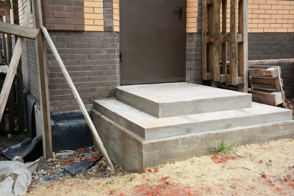 Cement Steps Construction in Danbury