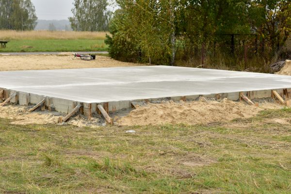 Garage Foundation Building in Danbury