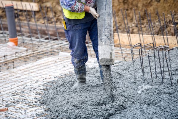 Cabin Foundation Pouring in Danbury