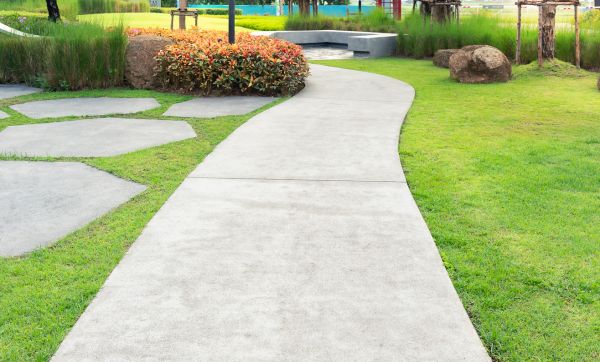 Concrete Sidewalk Installation in Danbury